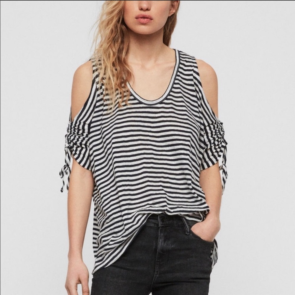 Allsaints Cold Shoulder Top NWT